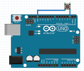 Подключение кнопки к Arduino